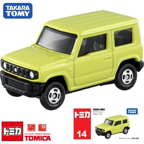 Takara Tomy Tomica #14 Suzuki Jimny Scale 1:57 Green Car Motors Vehicle Diecast Metal Model New Kids Toys