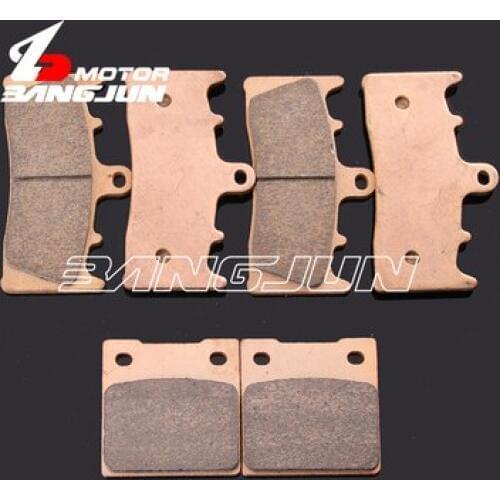 Motorcycle Front Rear Metal Brake Pads For SUZUKI GSXR1300 1997-2007 GSF1200 2001-2005