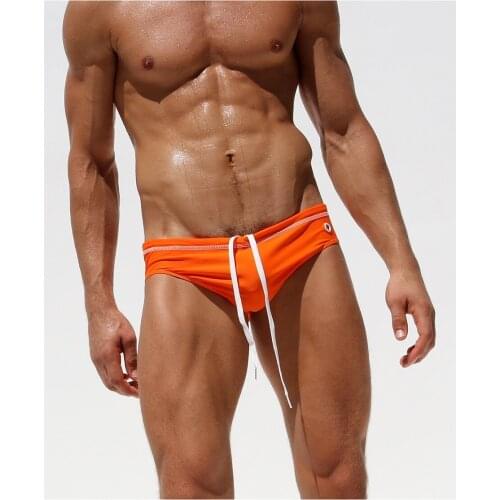 New Hot Sexy Mens Swimsuit Printed Briefs Swimwear Male Sexy Swimming Bikini Shorts Men Surf Board Beach Surfing Swim Trunks