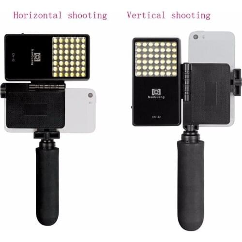 Nanguang CN-42 2.5W 222LM Cellphone selfie portable Photography LED Light Panel Lighting for iPhone Sumsung Sony Phone