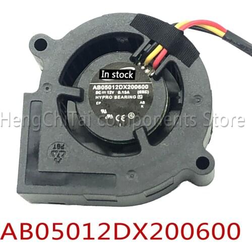 Original 100% working 5cm AB05012DX200600 5020 12v 0.15a Blower Cooling fan