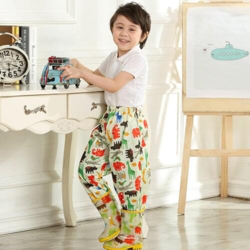 Autumn Children Rain Pants High Quality Rain Pants For Kids Clothing Flowers Baby Girls Clothes Casual Girls Pants Leggings