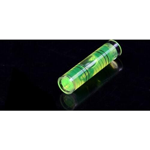 Promotions!! 5Pcs/Lot Size 9.5*40mm DIY Bubble Level Spirit Level High Accuracy Inclinometer Liquid Level Indicator For Compass