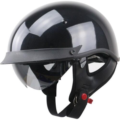 T72model SOLID cruiser helmet DOT Approved half face helmet Removable and washable lining DD ring buckle