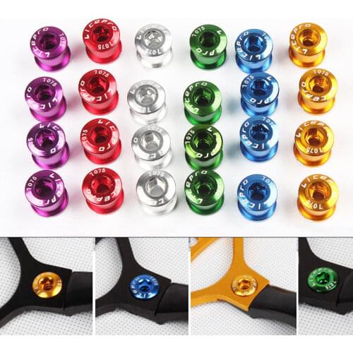 Litepro Bike Chainring Bolts Single/Double/Triple Speed Disc Chainwheel Screws Fits For Bicycle Crank and Chain ring 5pcs a lot