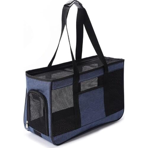 Outdoor Breathable Pet Bag Cat Dog Portable Messenger Bag Soft Comfortable Mesh Bag Pets Handbag Travel Dog Carrier Bags