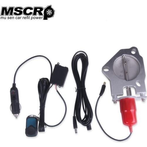 New 2.25"/2.5"/3" inch Electric Stainless Exhaust Cutout with Remote control With Be cut Pipe Exhaust Cut out Kit