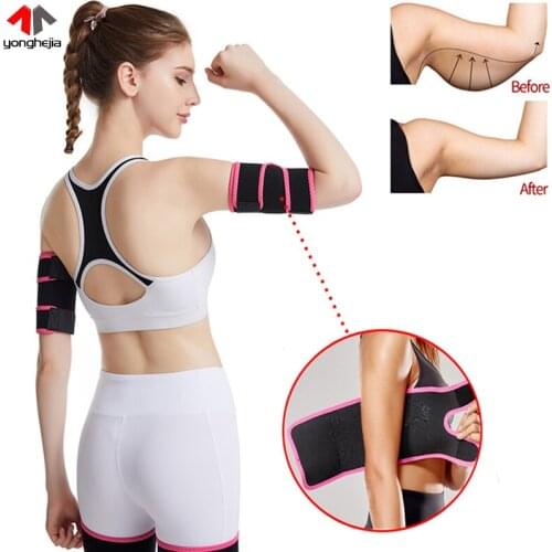 YongheJia Women Arm Trimmers Sauna Sweat Band Effect Arm Slimmer Anti Cellulite Arm Shapers Weight Loss Workout Body Shaper