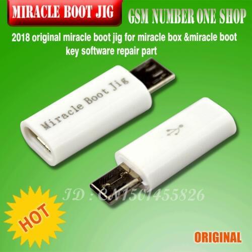 2020 New miracle boot jig for miracle box &miracle boot key software repair part fast shipping