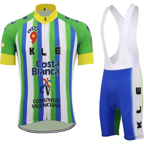 2020 cycling jersey set men short sleeve bike wear jersey set bib shorts Gel Pad Breathable team Cycling clothing