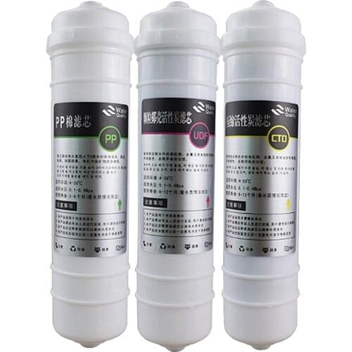 3/5pcs Reverse Osmosis RO Water Filters Replacement Set 10 inch Water Filter Cartridge for DIY Water Purifier