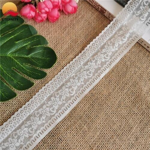 *5cm LS1037 white overlock fabric DIY clothing sewing & fabric decoration clothing manual supplies material accessories