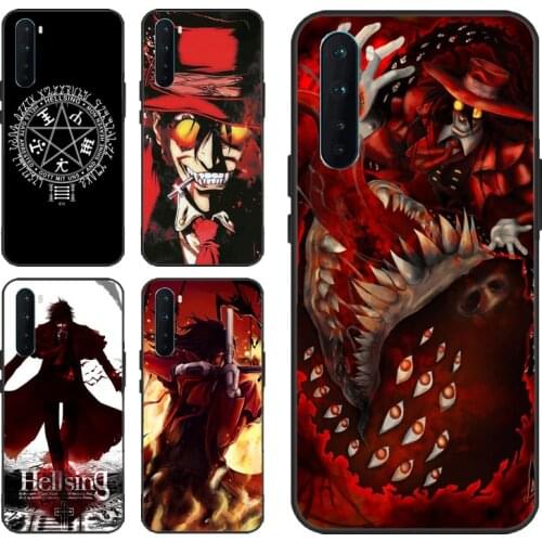 Anime Hellsing Alucard Case For OPPO Realme 8 Pro GT Neo C3 C21 C15 Q3 6 7 Pro Cover For Oneplus 8T 9R Nord 9 Pro