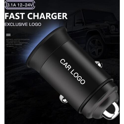 12V Dual USB Car Charger 3.1A Fast Charging For Iphone Samsung xiaomi huawei For Nissan Tidda Livida X-Trail T31 T32 Qashqai