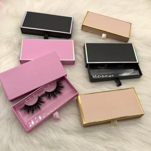 Eyelash box wholesale mink lashes case eyelash packaging box 10pcs 30pcs 50pcs custom logo lash box in bulk eyelash packaging