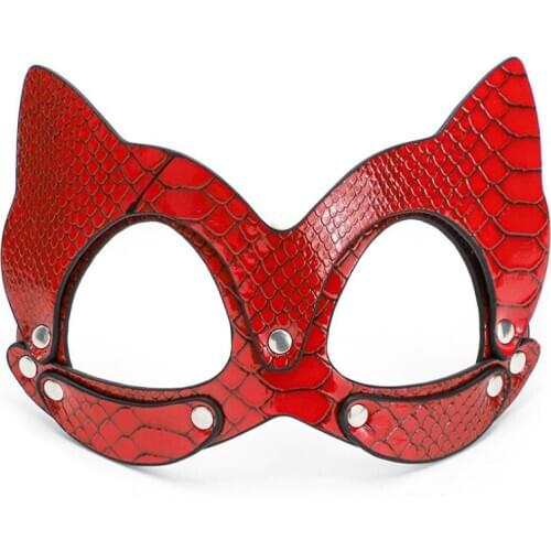 Leather Bondage Mask BDSM Harness Eye Mask Fetish Fun Sex Toys Owl Mask Cosplay Costume Halloween Party Half Face Mask S0171