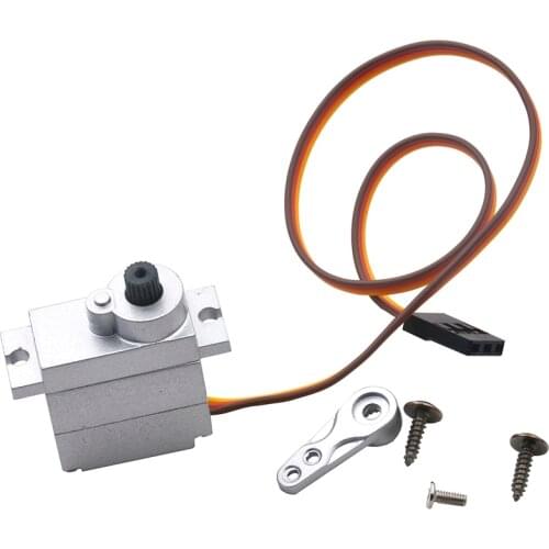 All Metal Micro Servo For WPL B1 B16 B24 B36 C1 C24 C34 JJRC Q60 Q61 Q65 MN 90 99 RC Car Parts