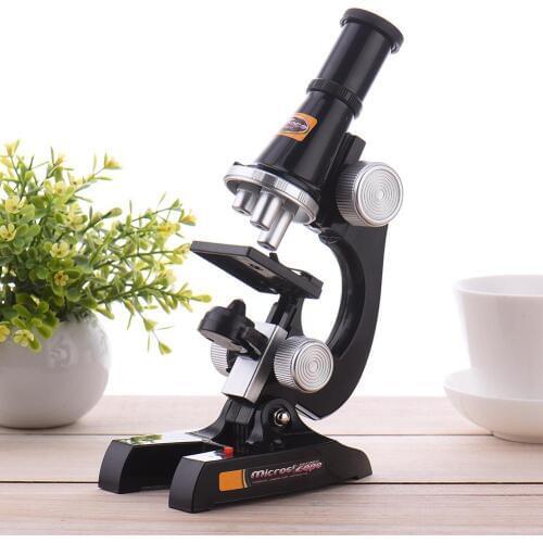 Beginner Microscope Kit Lab Home School Educational Tools Toy Gift For Kids Boys Girls Students