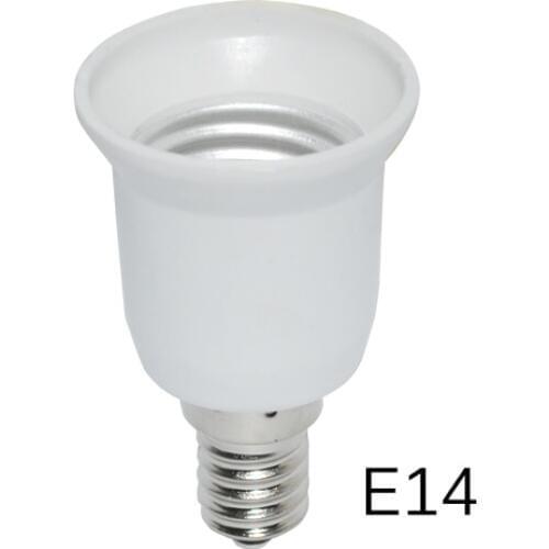 New arrival E14 to E27 Lamp Holder Converter Socket Light Bulb Lamp Holder Adapter Plug Extender For Led Bulb Light 1PCS