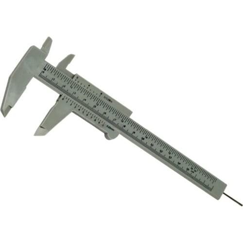 0-80mm/150mm 0.5mm Plastic Vernier Caliper Double Scale Measuring Tools Student Mini Tool Ruler DIY Model Making Woodworking