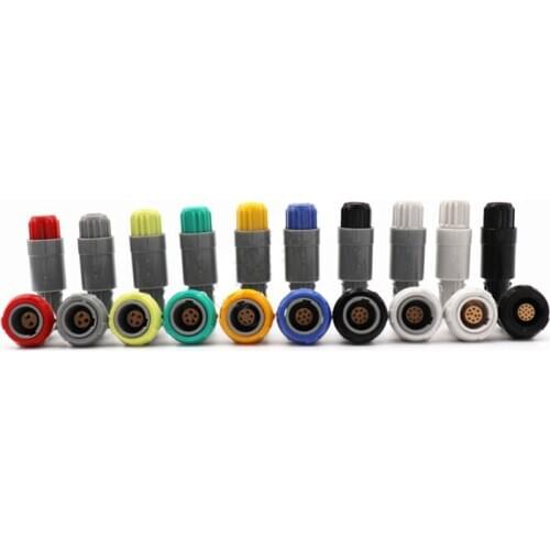 Push Pull self-locking Plastic Connector PAG PKG 1P 2 to 10 Pins