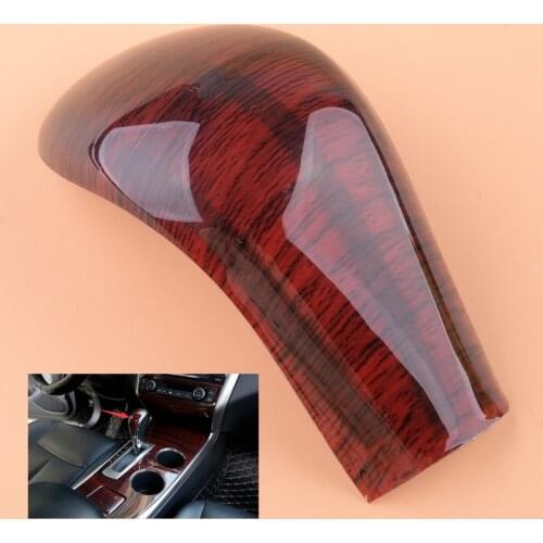 Wood Grain Car Interior Gear Shift Knob Trim Fit for Nissan Teana Altima 2013 2014 2015 2016 2017 2018