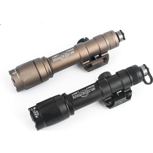 WADSN Surefir M600 M600C Airsoft Scout Light 340Lumens Tactical Pistol Gun Weapon Flashlight With Dual Function Tape Swtich