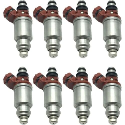 8pcs Fuel Injectors For Toyota 7A-FE Celica Corolla Geo Prizm 1.8L OEM 23250-16160 2325016160 23209-16160