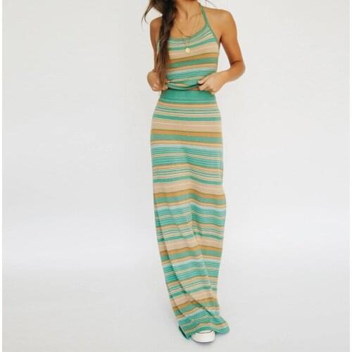 Fashion Knitted Skirt Women Summer High Waist Split Beach Casual Maxi Skirts Boho Elegant Vacation Bodycon Skirt Jupe Faldas