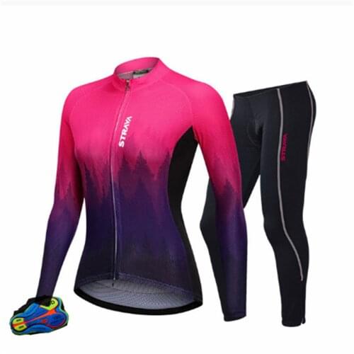 Womens Cycling Jersey Air Permeability And Quick Drying Comfortable Custom Blank Sublimation Comfortable Cycling Jersey Suit