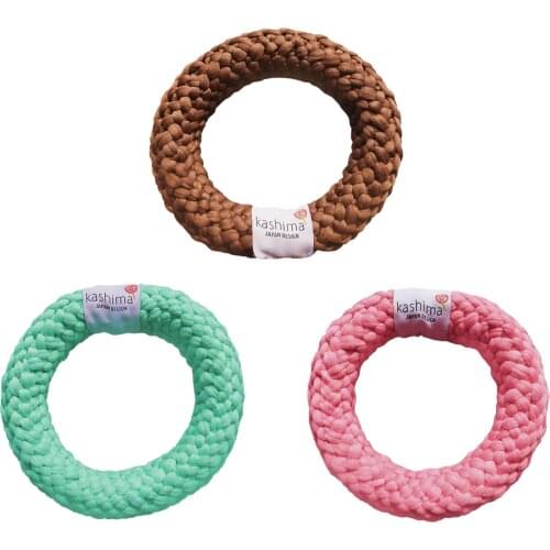 1pcs Bite Resistant Pet Dog Chew Toys For Small Dogs Cleaning Teeth Puppy Dog Cotton Rope Donuts Molar Toys Pets Supplies