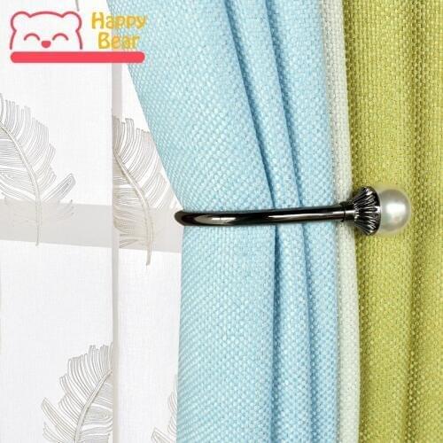 1 pair Home U-shape Curtains Tieback Copper Art Curtain Accessories for Window creative Modern Curtain Decorative Accessories