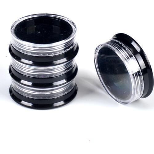 ZKO 10ml Empty Refillable Cosmetic Jar Pot Loose Face Powder Sifter Case Powder Box Empty Cosmetic Container Travel Wholesale