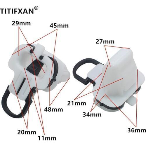 2PCS Car Rear Seat Retaining Clip Clasp For Nissan Cedric 08-15 year Teana Altima Plastic Fastener