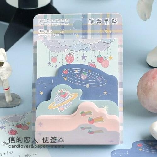 20sets/lot Memo Pads Sticky Notes Sweet Strawberry Farm Paper diary Scrapbooking Stickers Office School stationery Notepad