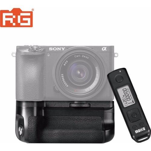 Meike MK-A6500 Pro Battery Grip Built-in 2.4Ghz Remote Controller Up to 100M For Sony A6500 with Rremote Control Vertical-Shoot