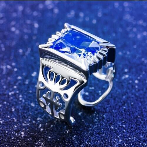 Cosplay Black Butler Kuroshitsuji Ciel Phantomhive 925 Sterling Silver Ring Gift