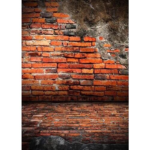 Red Brick Wall Portrait Wedding Medium Grunge Photography Backgrounds Custom Photographic Backdrops For Photo Studio Photocall