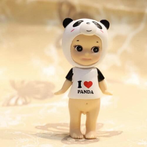 Girl Birthday Gifts Cute Figurine Cartoon Creative My Angel Panda Animal Ornaments Baby Doll Decoration