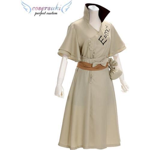 Dr.STON Ishigami Senku Uniform Cosplay Costume for Halloween ,Perfect Custom For You