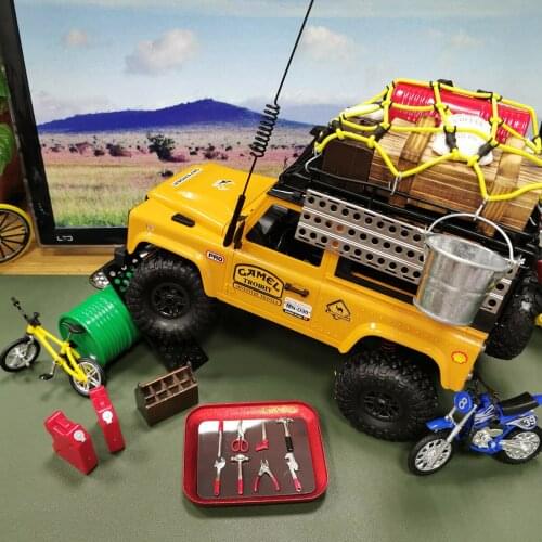 Metal Simulated Deco Accessories Parts for 1/10 RC Crawler Car Axial SCX10 90046 AXI03007 Traxxas TRX4 TRX6 Redcat MST