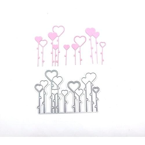 Julyarts Heart Metal Cutting Dies Tools For Scrapbooking Die Cut Stencil Handmade Paper Card Make Mould Model Craft Decoration