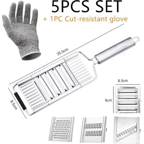 Multi-purpose Slicer Cutter Vegetable Peeler Stainless Steel Shredder Fruit Potato Carrot Grater Kitchen Accessories Gadgets