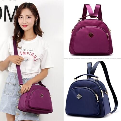 New Designer Fashion Women Backpack Mini Soft Small Casual Oxfords Backpack Female Ladies Shoulder Bag Girl School Bags