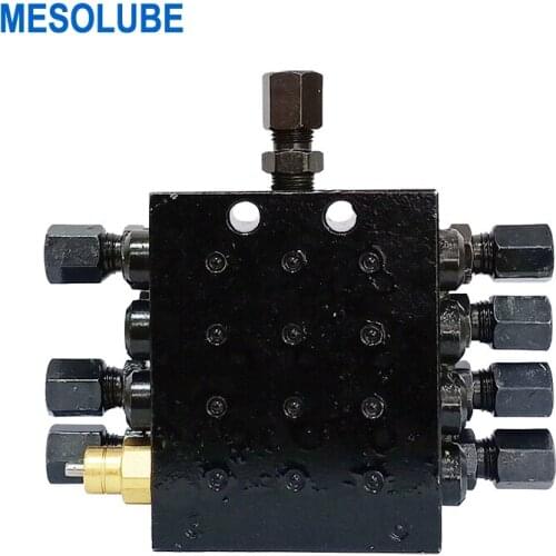 Mesolube 8-outlet Grease Distributor Lubricant Metering Device Distribution Valve for Progressive Lubrication System