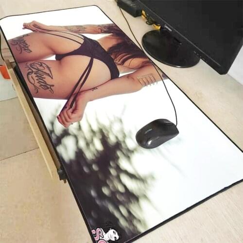 Sexy Ass Girl Tattoo Cartoon Mouse Pad Anime Notbook Computer Overlock Edge Big Gaming Gamer To Laptop Speed Keyboard Mouse Mat