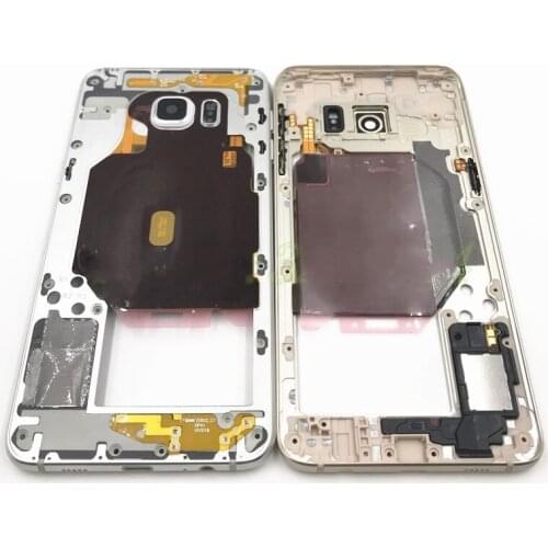 Middle Frame Bezel Housing Chassis For Samsung Galaxy S6 S6 Edge S6 edge plus G920F G925F G928F Single Dual SIM With Camera Lens