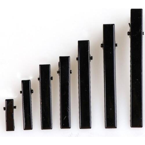 50Pcs/Lot Korean Style Women Hair Accessories Handmade DIY Hairpin Simple Black Duckbill Hair Clip Barrette Hairclip Headdress