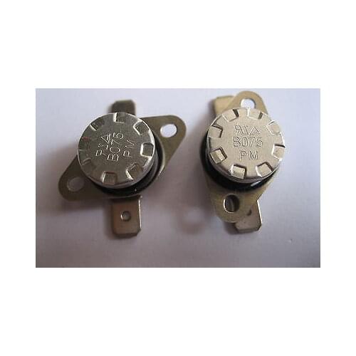 10 pcs Temperature Switch Thermostat 75 C N.C. KSD301