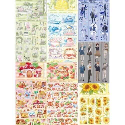2021 New Arrival Fairy Theme Washi Tape for Card Making Bullet Journal DIY Scrapbooking Decorative Sticker
